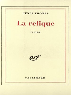 cover image of La relique